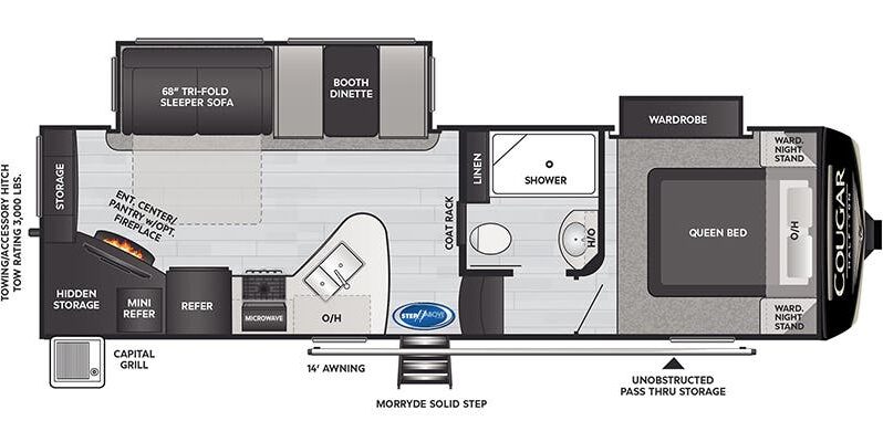 2021 Keystone Cougar 25RE full